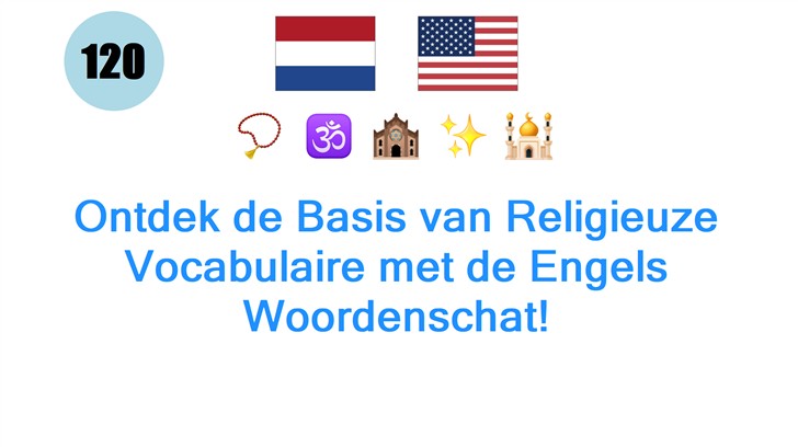 Ontdek de Basis van Religieuze Vocabulaire met de Engels Woordenschat!